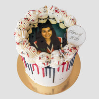 Grad Burn Away Cake