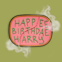 Happee Birthdae Harry Snack Cake