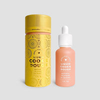 A package of 6 Liquid Cookie Dough bottles by Jenna Rae Cakes, featuring yellow cylindrical containers and pink dropper bottles, is displayed side by side against a light gray background.