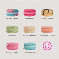 Raspberry Macarons - Tray of 40 Macarons