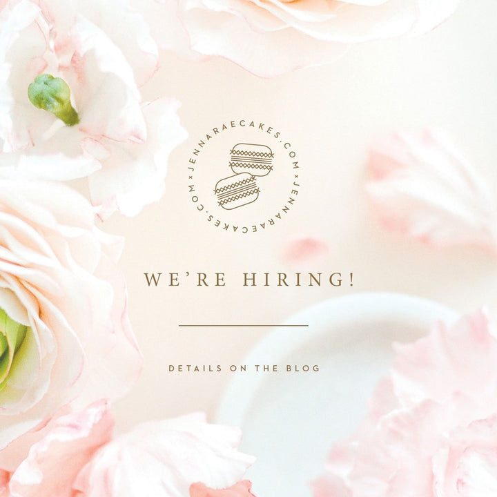 Hiring: Part Time Front Of House - Jenna Rae Cakes