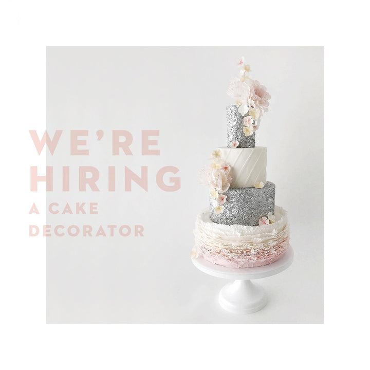 We're Hiring a Cake Decorator! - Jenna Rae Cakes
