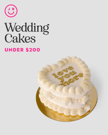 Wedding Cakes Under $200