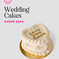 Wedding Cakes Under $200