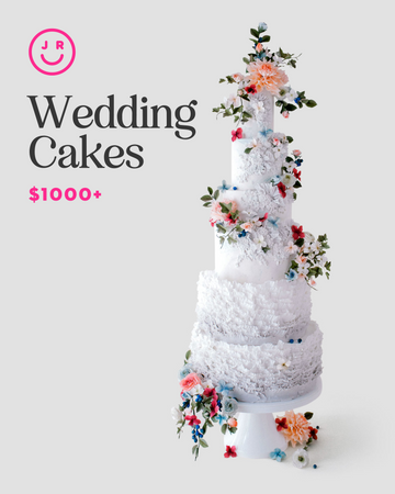 Wedding Cakes $1,000+