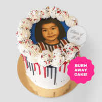Grad Burn Away Cake