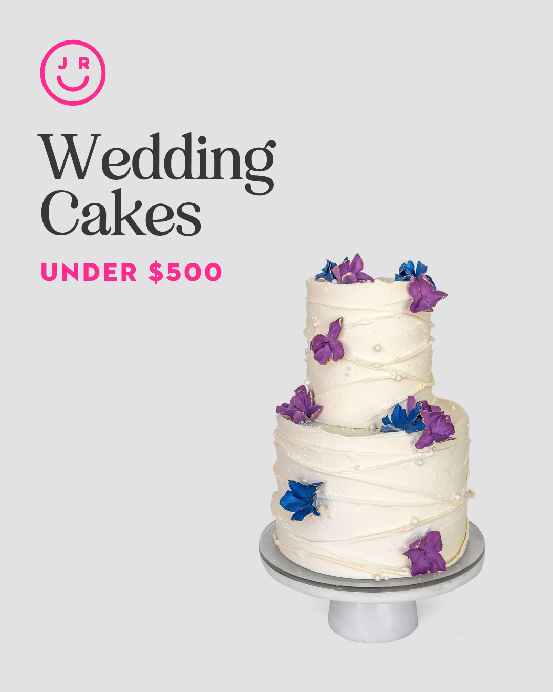 Wedding Cakes Under $500