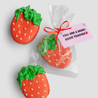 Berry Good Teacher Macaron