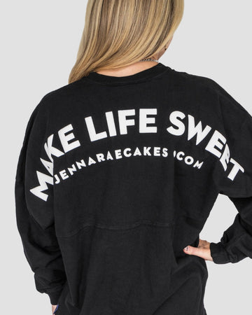 Black + White Spirit Jersey - Shop Jenna Rae Cakes