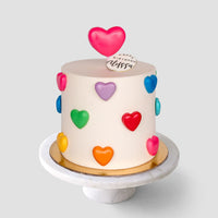 Bubble Heart Cake