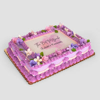 Sugar Flower Sheet Cake