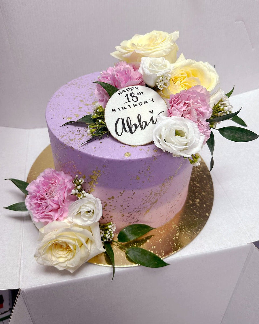 Fresh Floral Buttercream Cake - Shop Jenna Rae Cakes
