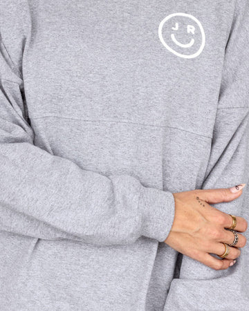Grey + White Spirit Jersey - Shop Jenna Rae Cakes