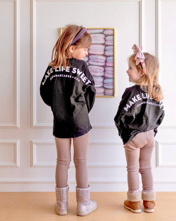 Kids Black Spirit Jersey - Shop Jenna Rae Cakes