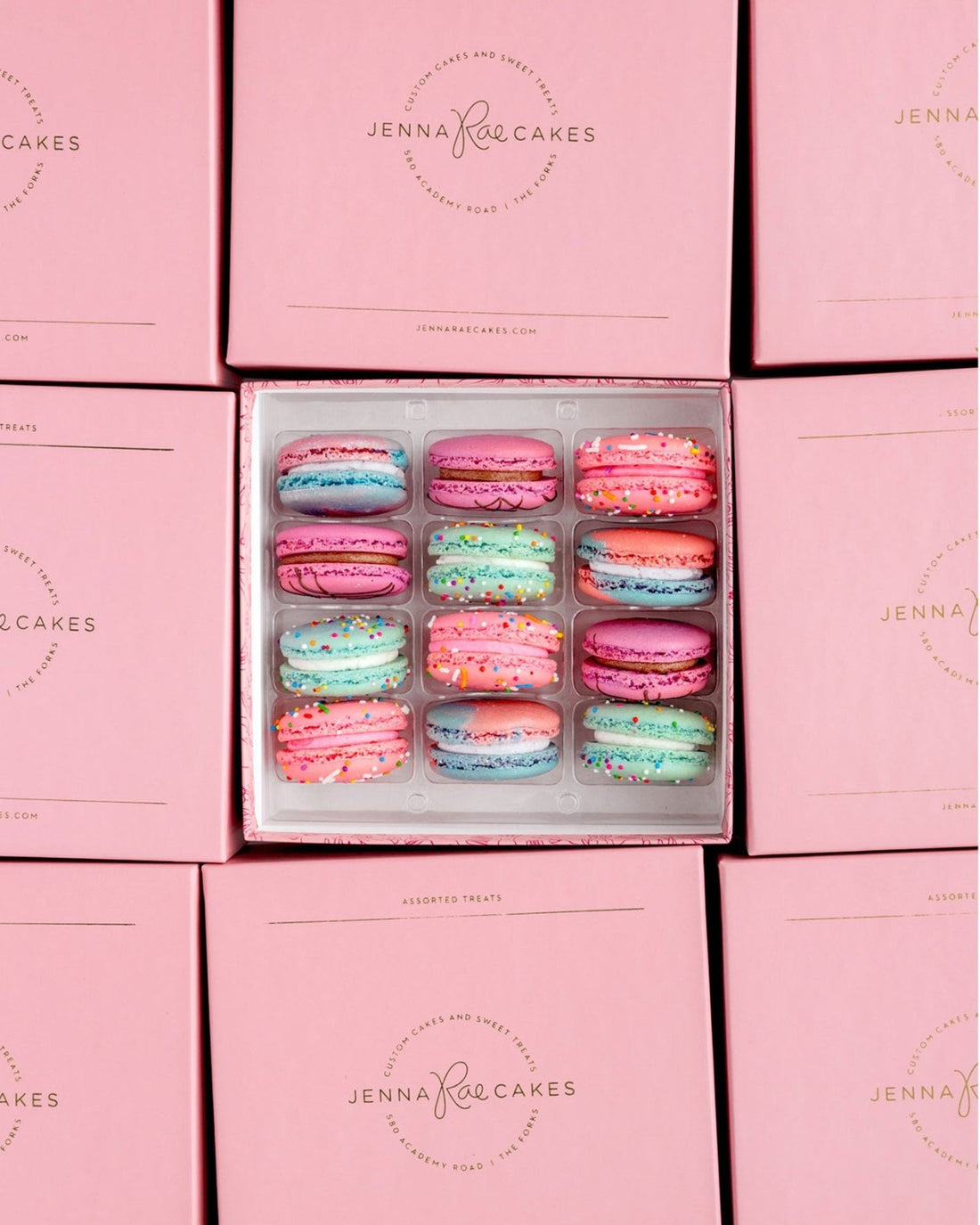 Macaron Shipper Box - Shop Jenna Rae Cakes