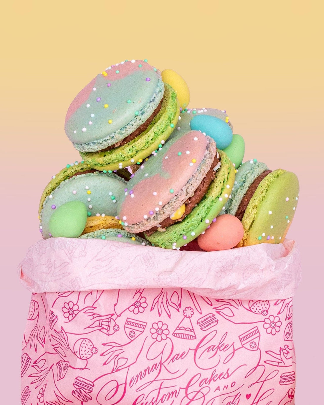 Mini Egg Macaron Gift Box
