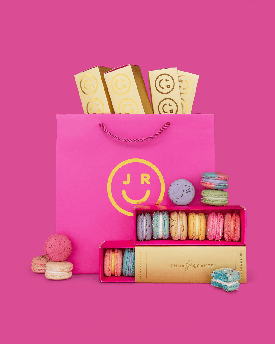 Raspberry Macarons - Tray of 40 Macarons