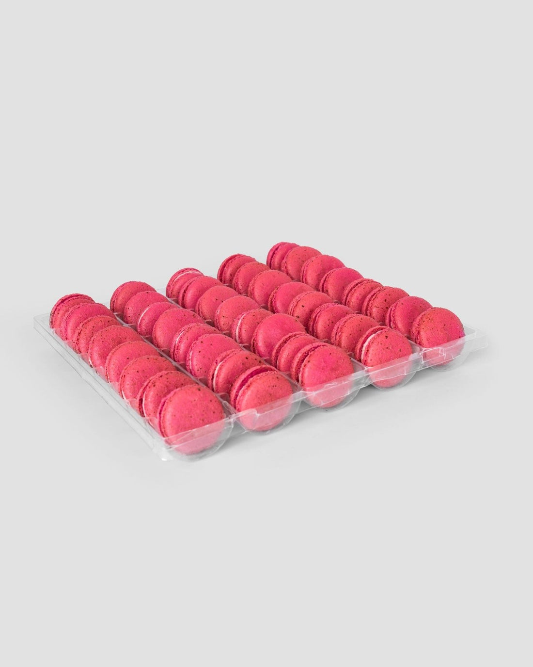 Raspberry Macarons - Tray of 40 Macarons