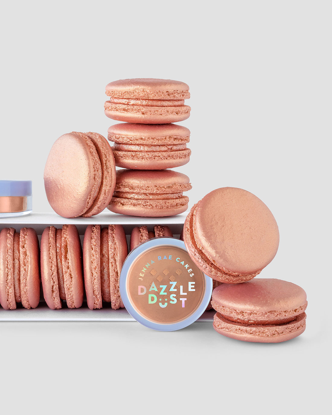 Rose Gold Edible Lustre Dust - 5g Shaker - Package of 6