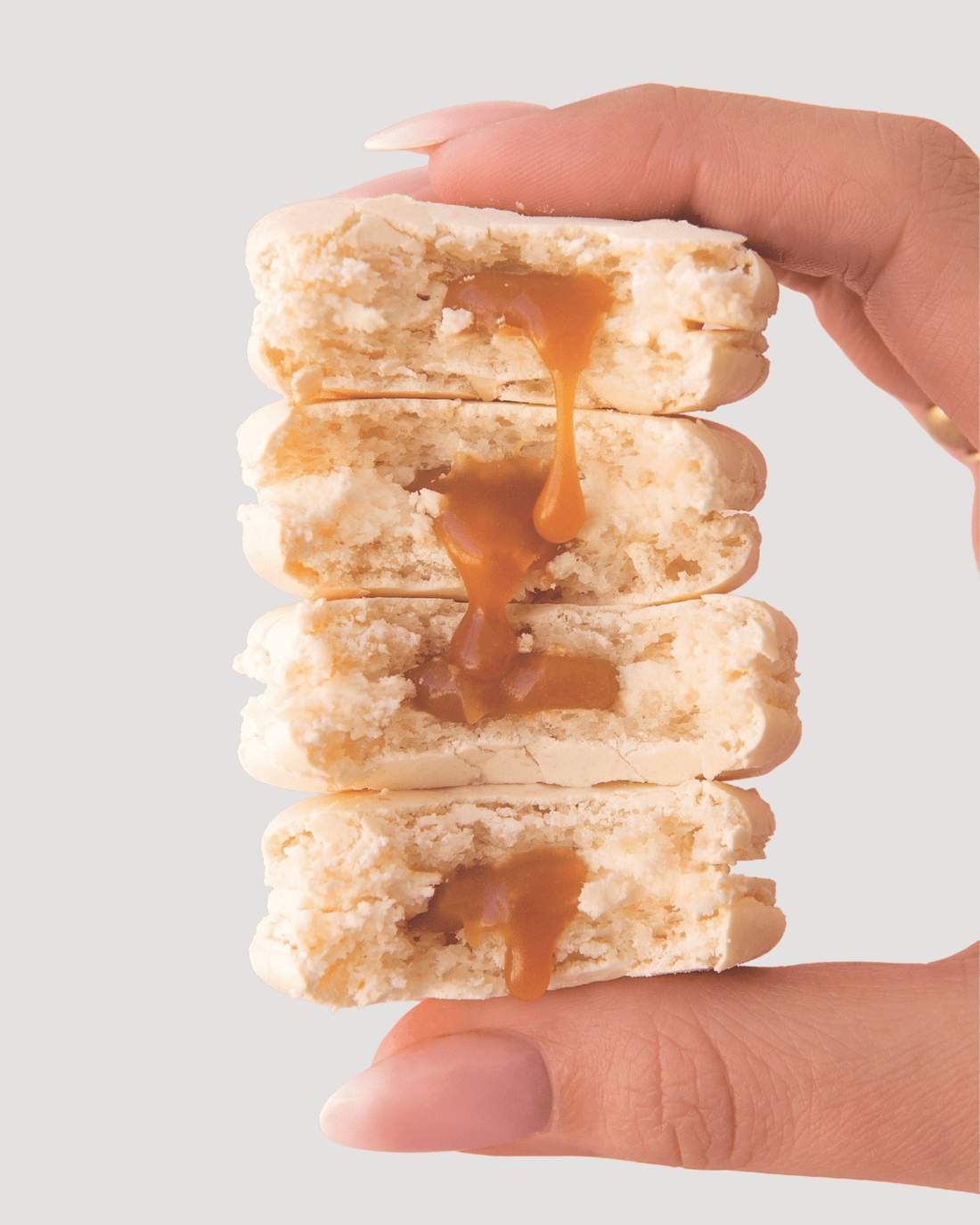 Salted Caramel Macarons - Tray of 40 Macarons