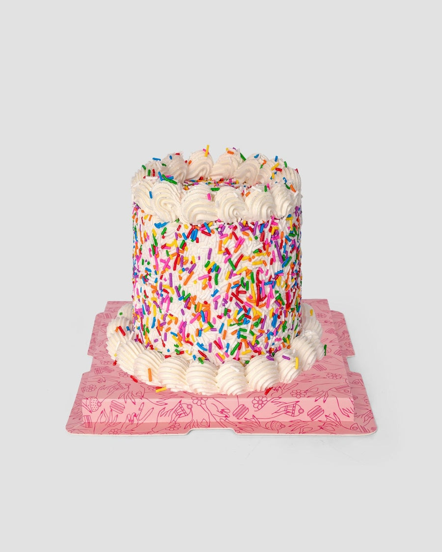 Vanilla Sprinkle Cake