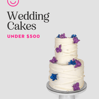 Wedding Cakes Under $500