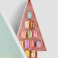 Christmas Tree Macaron Gift Box