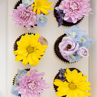 Fresh Floral Cupcakes
